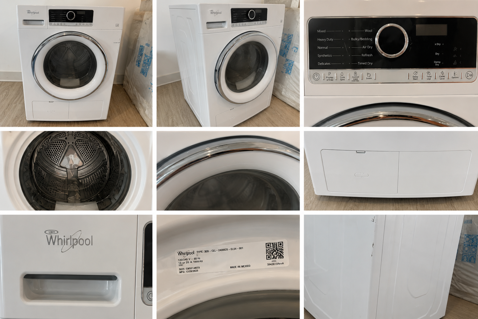 🔥 NEW OPEN BOX Whirlpool Front Load Steam Dryer – Never Used! Save Hundreds! 🔥